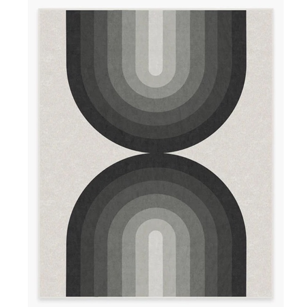 RUGGABLE Absida Greyscale Rug